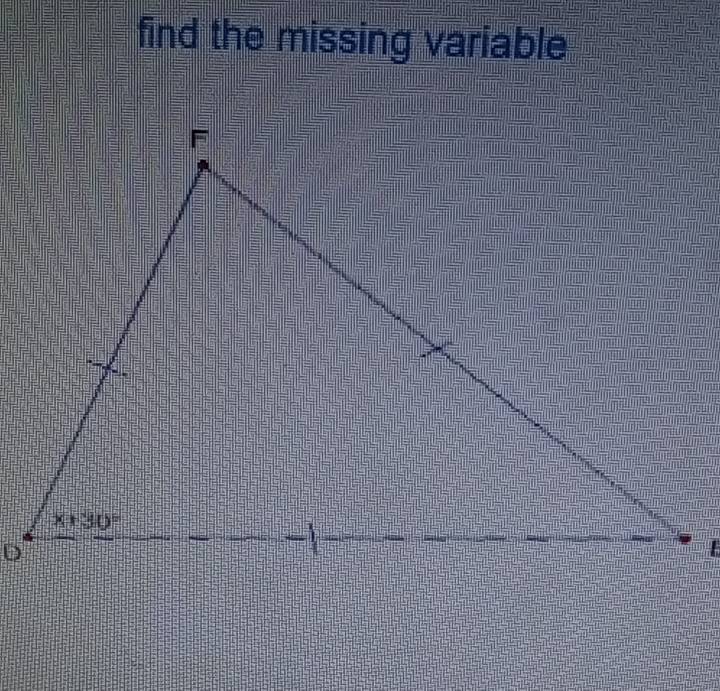 find the missing variable