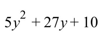 5y^2+27y+10