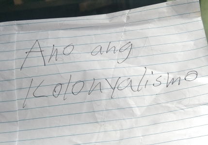 Ahe ang 
colonyalisme