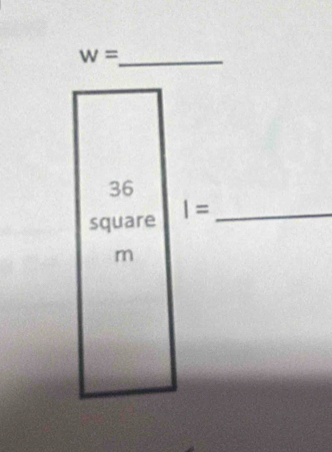 w=
36 
square I= _
m