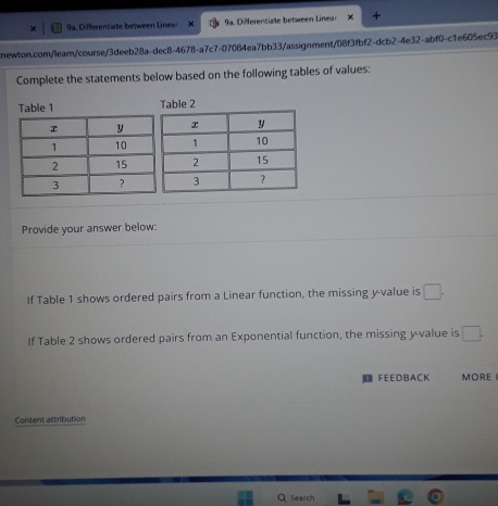 Diferentiate between Linear 9a. Differentiate between Linear + newton ...