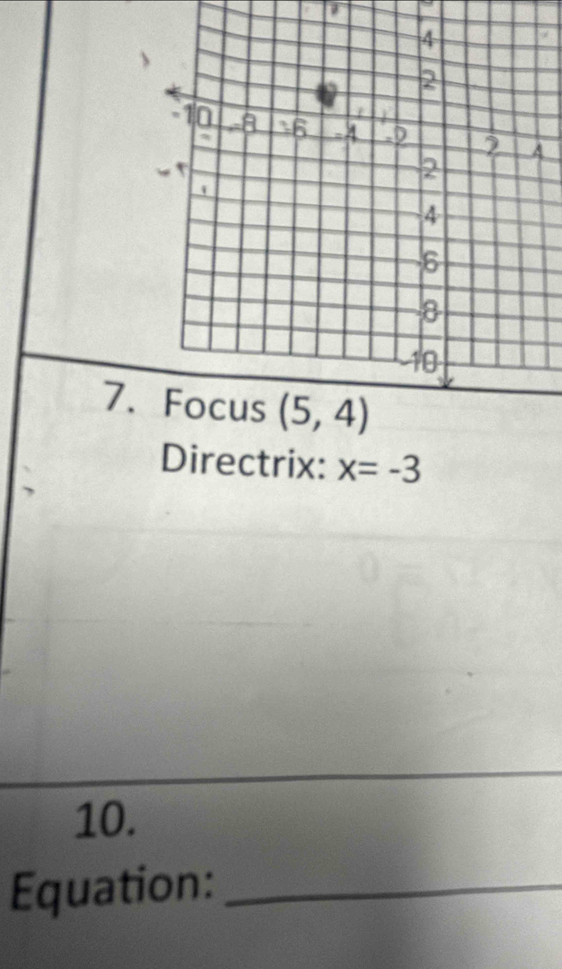 Directrix: x=-3
10.
Equation:_