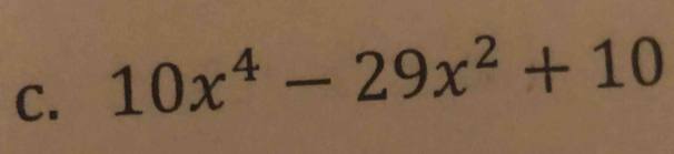 10x^4-29x^2+10