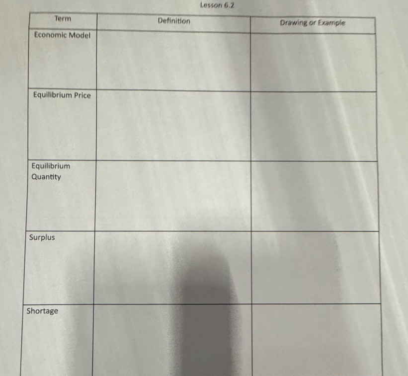 Lesson 6.2
Term