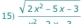  (sqrt(2x^2-5x-3))/2 