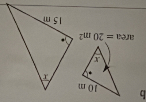 area=20m^2