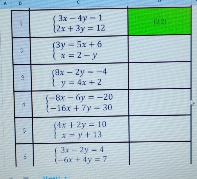 A B
C
D
sheet1