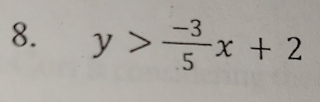 y> (-3)/5 x+2