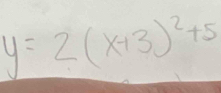 y=2(x+3)^2+5