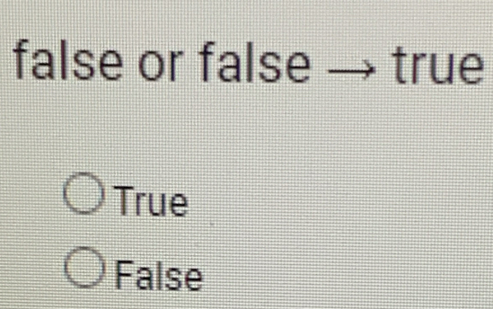 false or false true
True
False