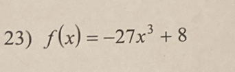 f(x)=-27x^3+8