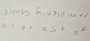 ponks buy)idu.
x^2+5x+5=0