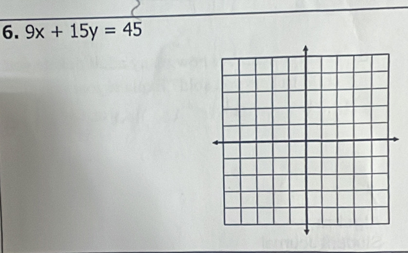 9x+15y=45