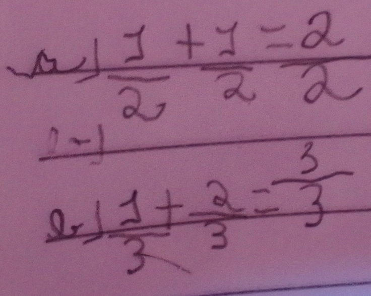 A frac  1/2 + 1/2 - 2/2 frac 1+3- 3/2 
15^