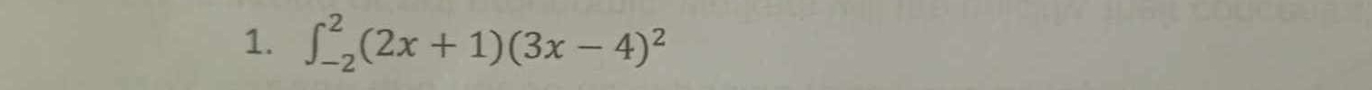 ∈t _(-2)^2(2x+1)(3x-4)^2