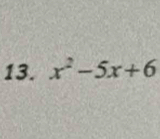 x^2-5x+6