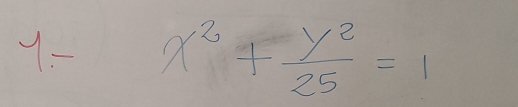 7- x^2+ y^2/25 =1