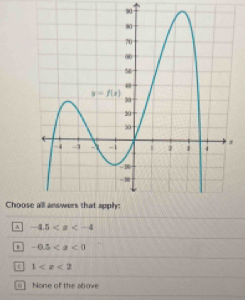 Choo
^ -4.5
-0.5
1
□] None of the above