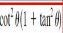 cot^2θ (1+tan^2θ )