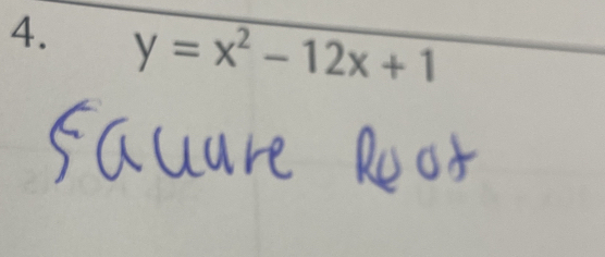 y=x^2-12x+1