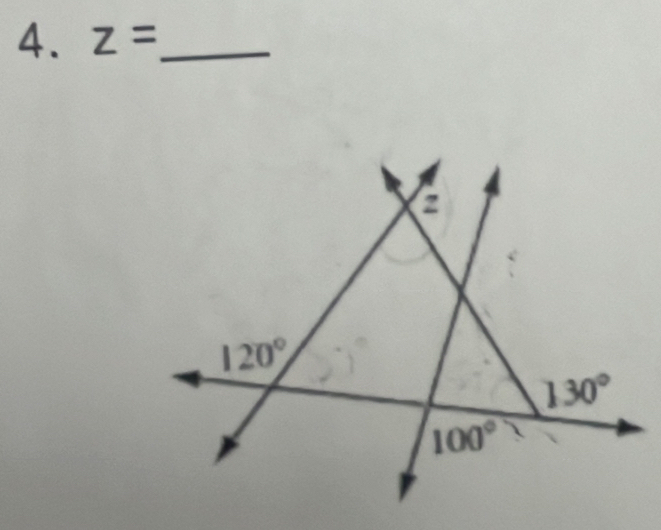 z= _
120°
130°
100°