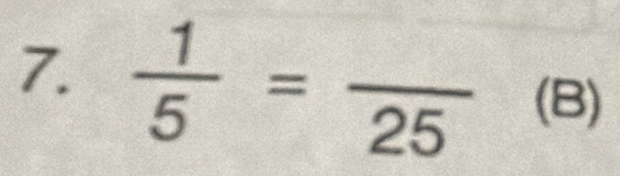  1/5 =frac 25 (B)