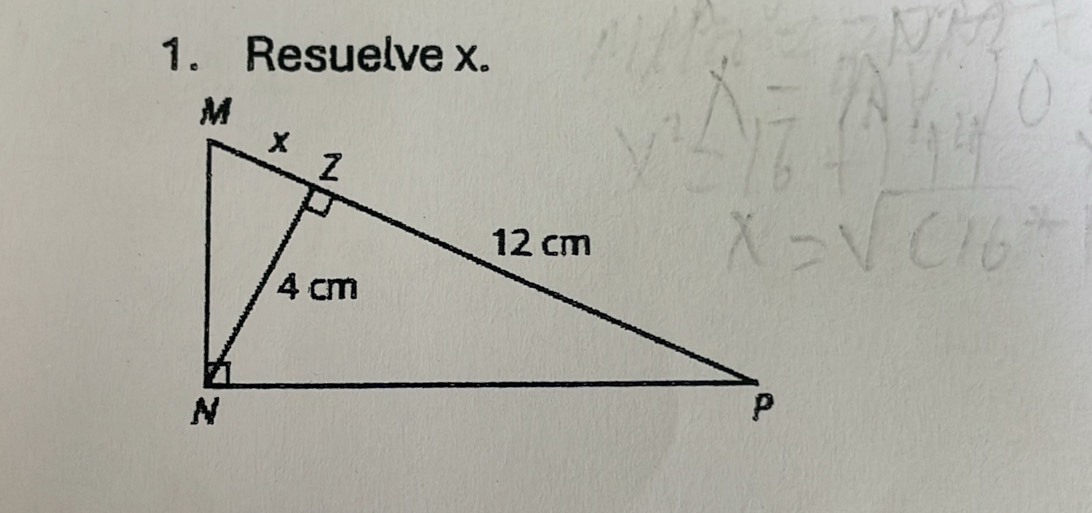 Resuelve x.