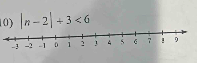 |n-2|+3<6</tex>