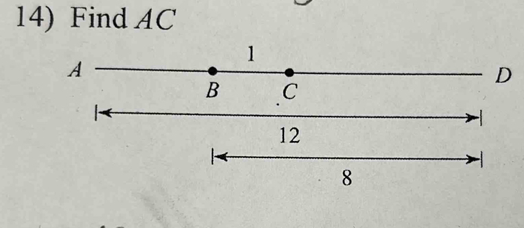 Find AC
D