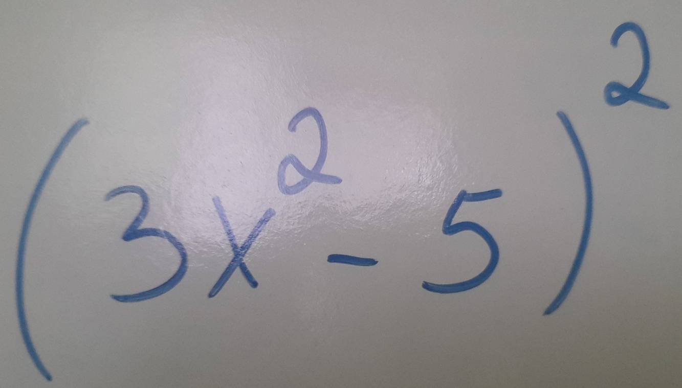 (3x^2-5)^2