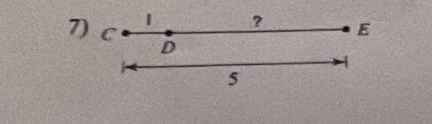 1 
?
E
7) C D
5