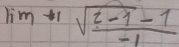 limto 1 (sqrt(2-1)-1)/-1 