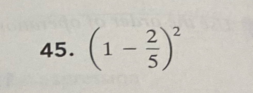 (1- 2/5 )^2