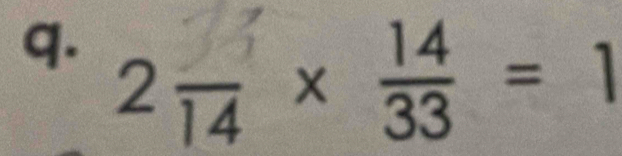 ² 14 × ई =1