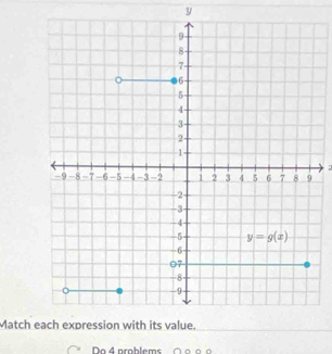 Match 
Do 4 problems