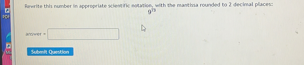 Solved: Rewrite this number in appropriate scientific notation, with ...