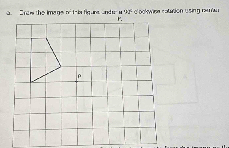 clockwise rotation using center