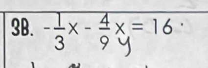 3× - ईy= 16