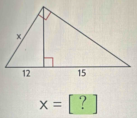 x= ?