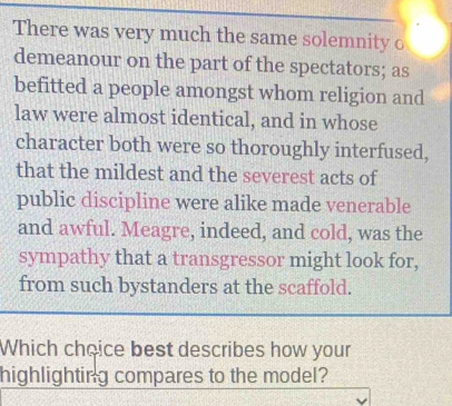Solved: There was very much the same solemnity o demeanour on the part ...