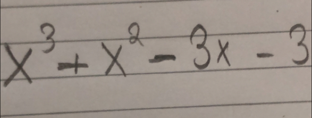 x^3+x^2-3x-3