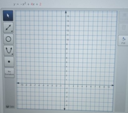 y=-x^2+4x+2
Fill
No
Solutio
Ha