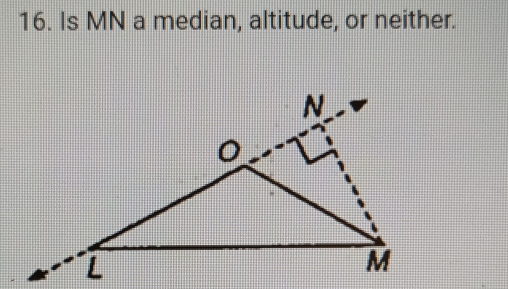 Is MN a median, altitude, or neither.