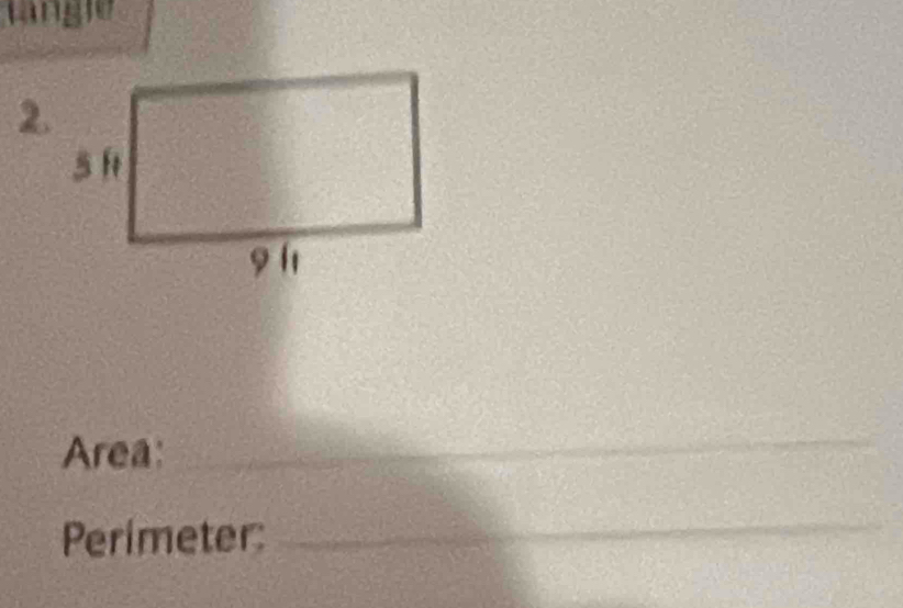 tangle 
2. 
Area: 
_ 
_ 
Perimeter: 
_