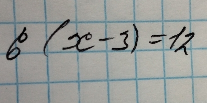 6(x-3)=12