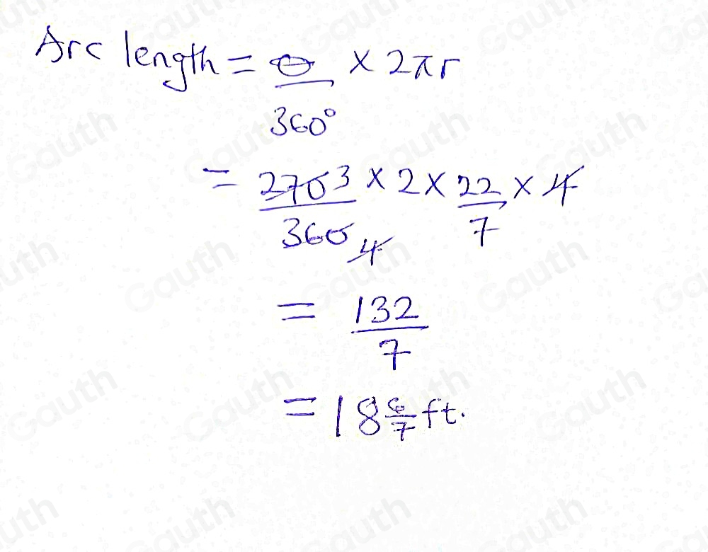 Solved: Find the arc length. [Math]