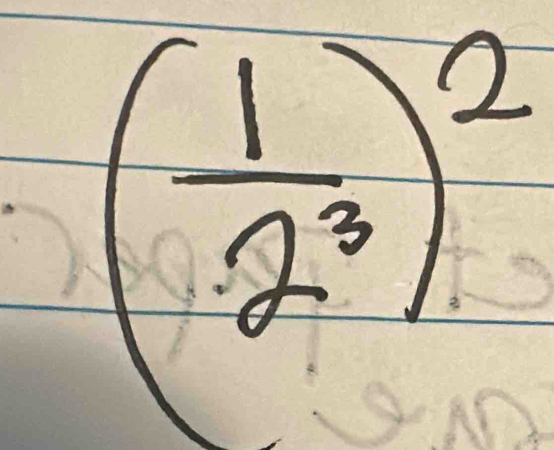 ( 1/2^3 )^2