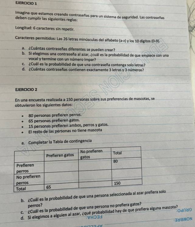 Solved: Imagina que estamos creando contraseñas para un sistema de