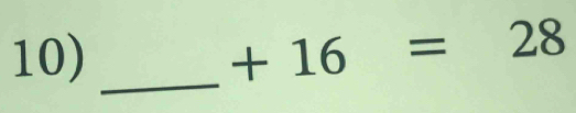 +16=28
_