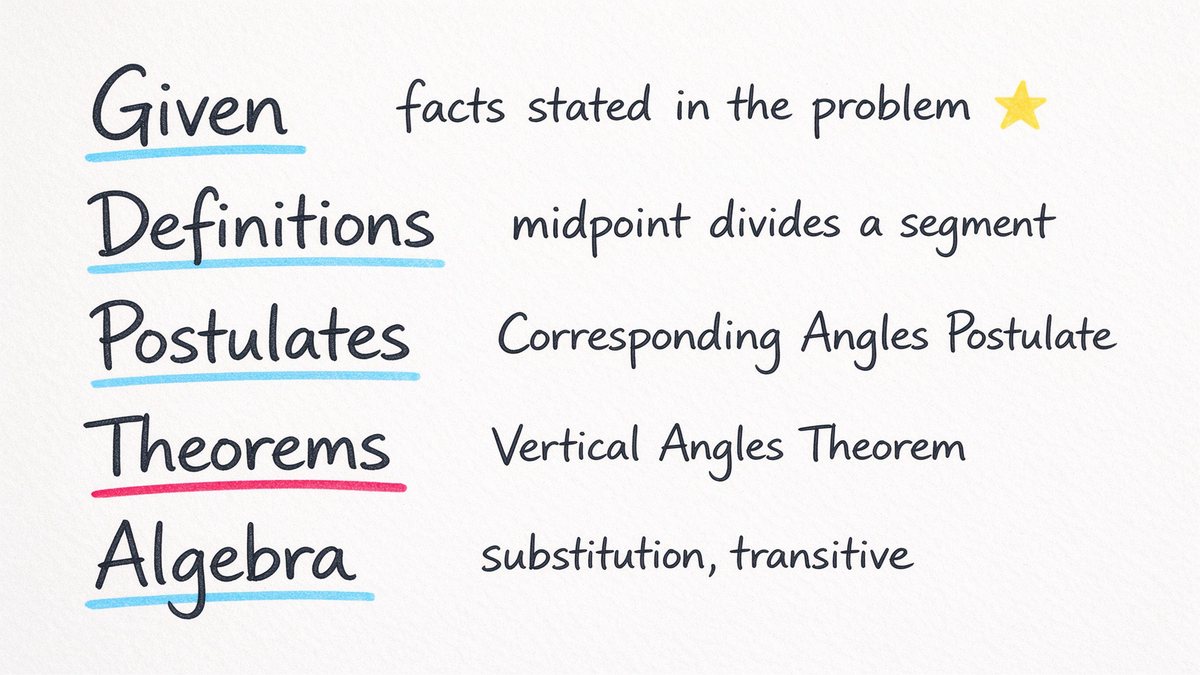 How to Write Geometry Proofs: A Step-by-Step Guide for Beginners